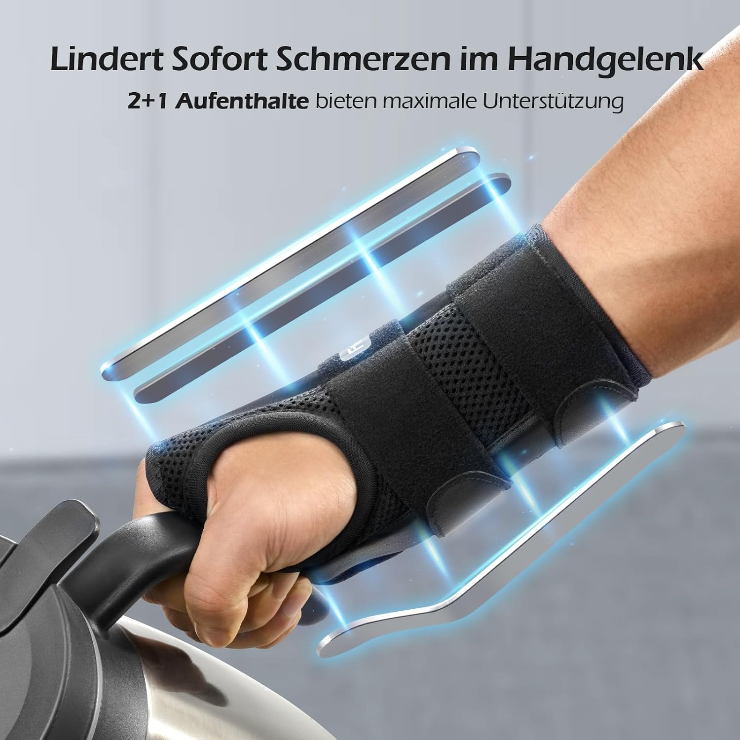 image:imageFREETOO Arzt Genehmigte Handgelenk Bandage mit 3 SchienenVerstellbare TagNachtHandgelenkbandage fr Mnner FrauenBandage Handgelenk fr Arthritis Sehnenentzndung Verstauchung Sportschutz