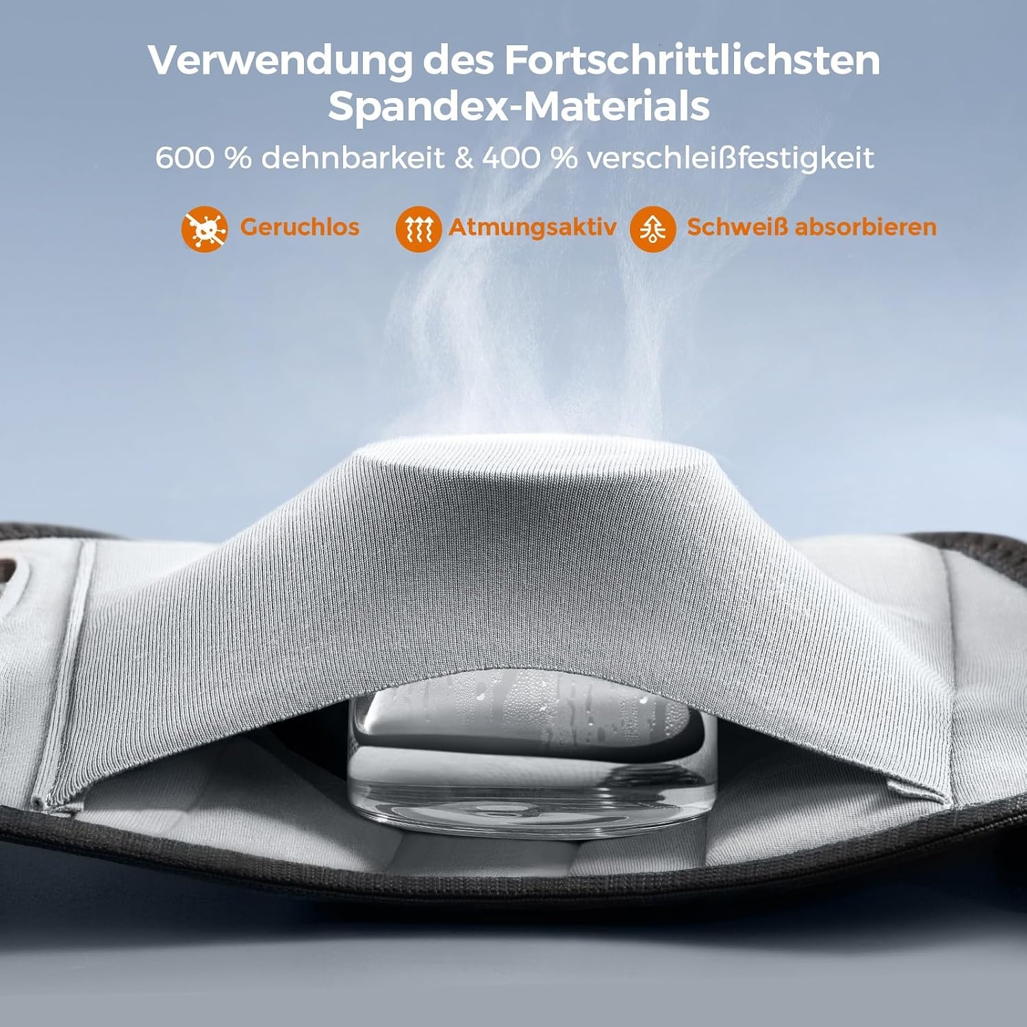 image:imageFREETOO FlexibelLeicht Handgelenkschiene fur Karpaltunnel HandschieneGrauLinke Hand