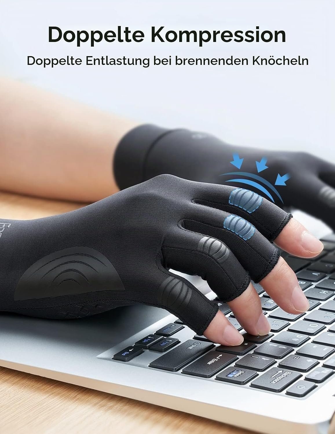 image:imageFREETOO Kupfer Arthritis Handschuhe S1 Paar Schwarz