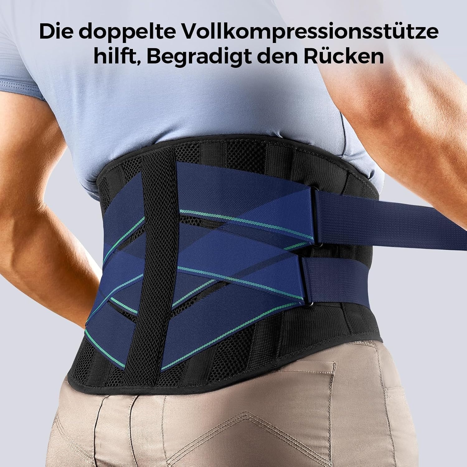 image:imageFREETOO Rckensttzgrtel fr Arbeit Rckenbandage LendenwirbelsttzeSchwarz