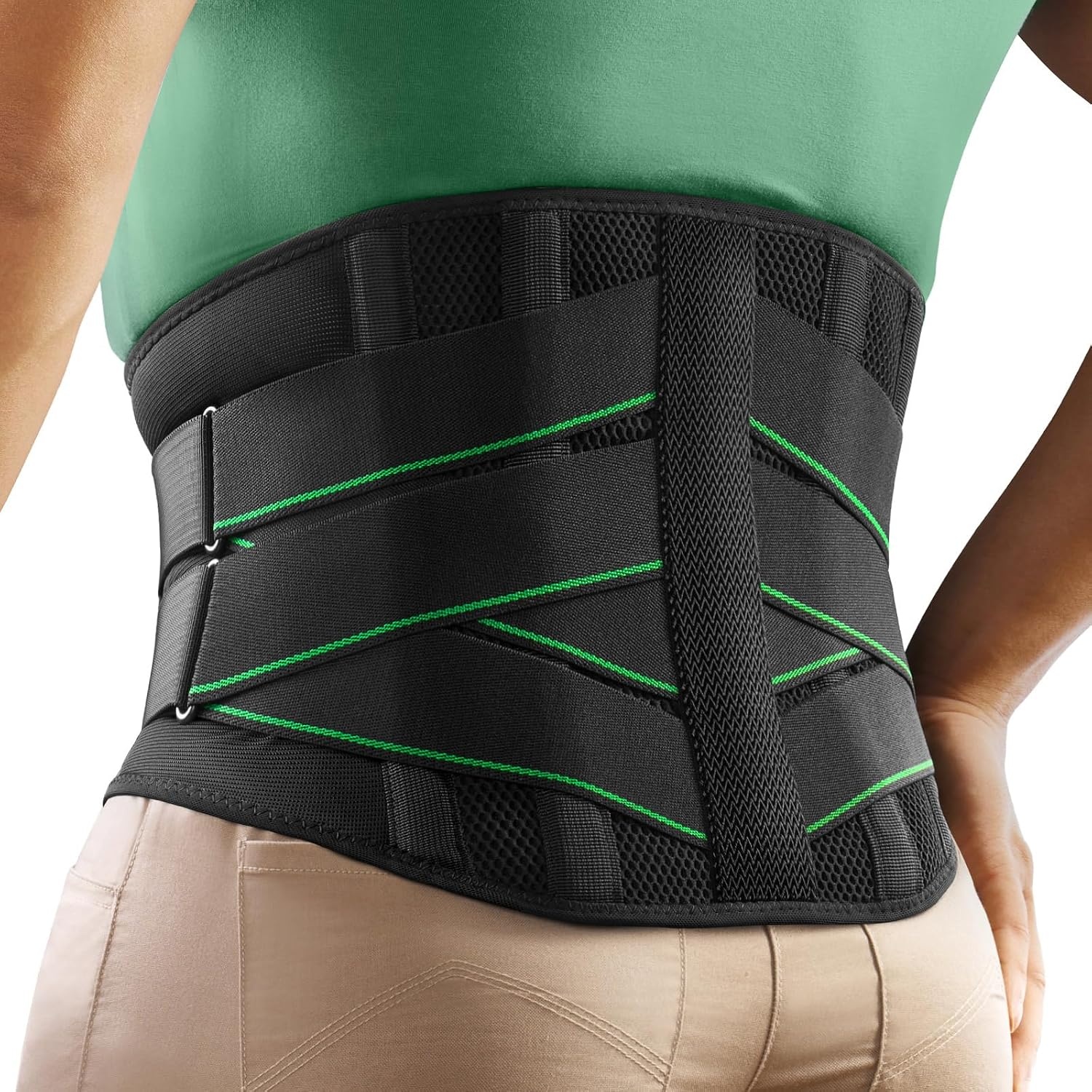 image:imageFREETOO Rckensttzgrtel fr Arbeit Rckenbandage LendenwirbelsttzeSchwarz