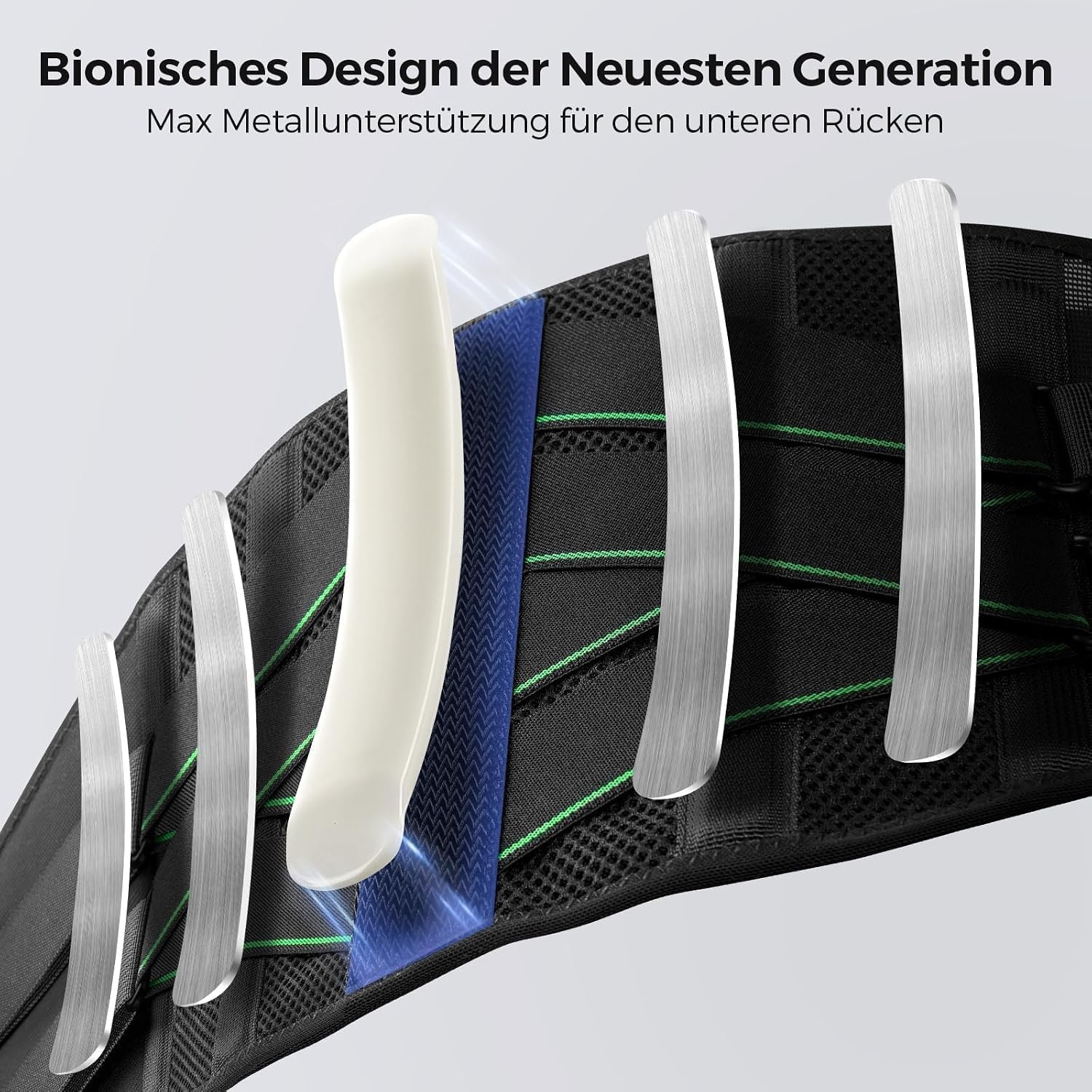 image:imageFREETOO Rckensttzgrtel fr Arbeit Rckenbandage LendenwirbelsttzeSchwarz