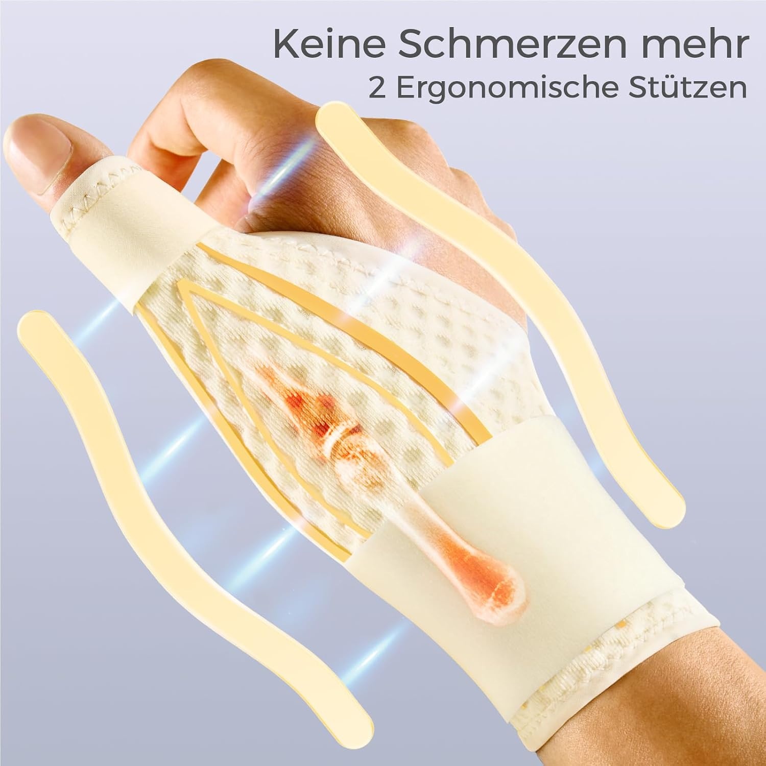 image:imageFREETOO Stabil Daumenbandage Daumenschiene Links Dunn DaumenortheseBeige