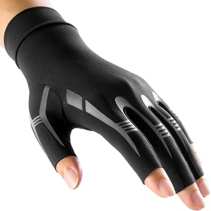 FREETOO Arthrose Handschuhe Damen Herren, Fingerlose Kompressionshandschuhe(Schwarz)
