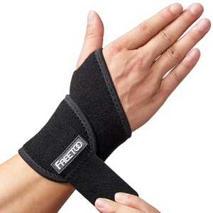 FREETOO Handgelenk Bandagen Fitness, Bandage Handgelenk Rechts/Links(Schwarz)