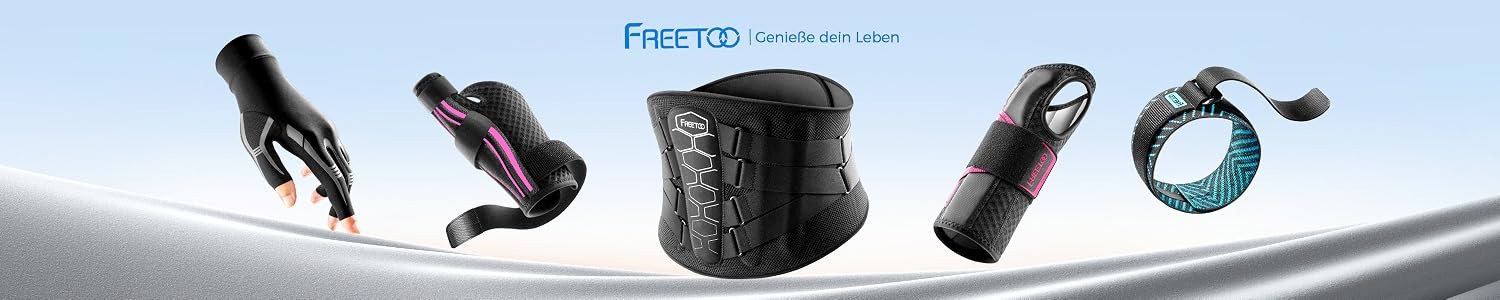 FREETOO Rückenbandagen, Handgelenkstützen & Daumenbandagen